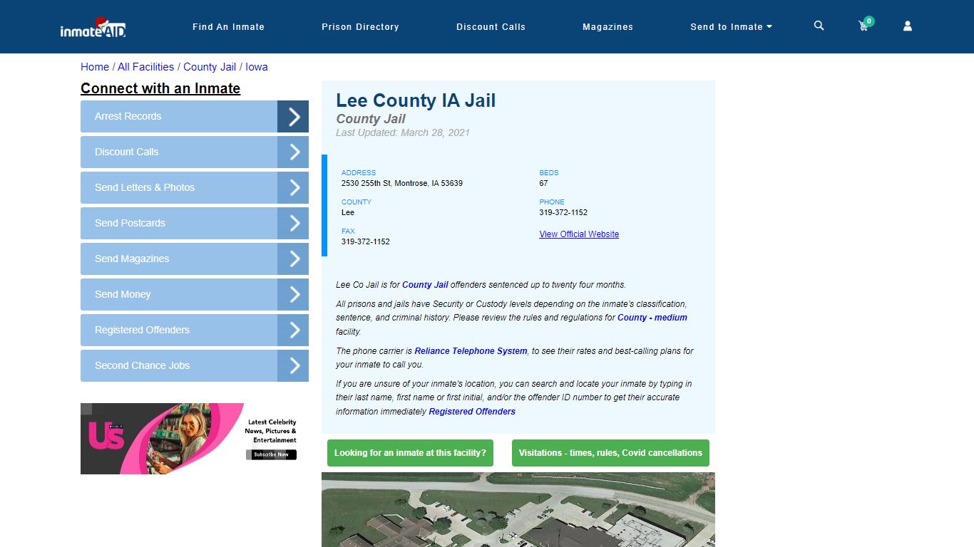 Lee County IA Jail - Inmate Locator - Montrose, IA